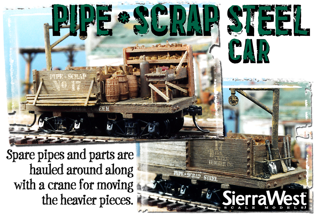 the HO Scale Backwoods Work Train